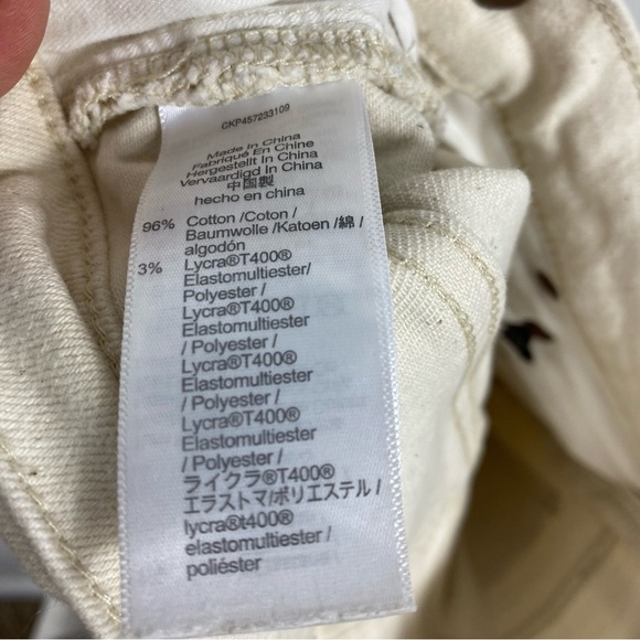 The Perfect vintage straight jeans in bone - Picture 12 of 12